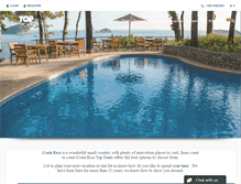 Tablet Screenshot of costaricatoptours.com
